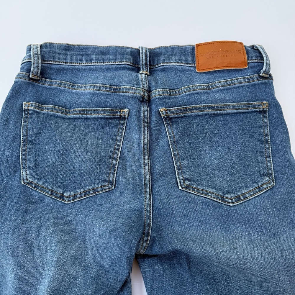 Woman’s Lucky Brand 🍀 Denim Jeans Mid Rise Crop Ava Size 6/28 - Picture 10 of 11